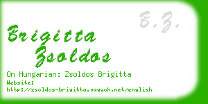 brigitta zsoldos business card